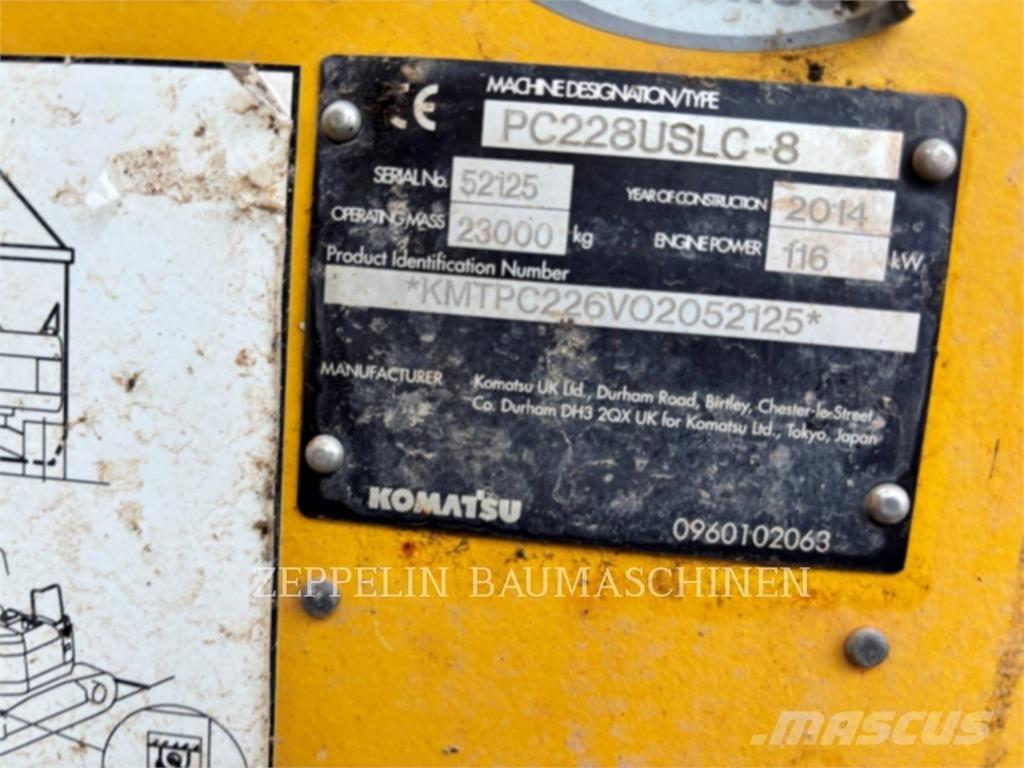 Komatsu PC228 履帶式 挖土機/掘鑿機/挖掘機