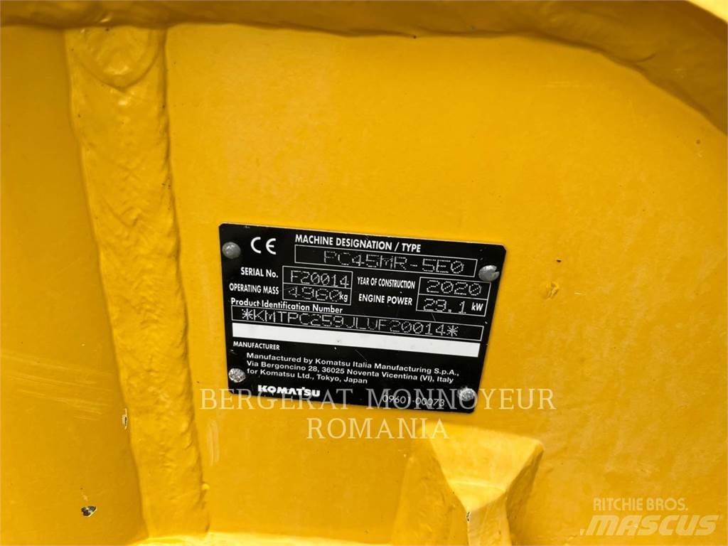 Komatsu PC45MR - 5E0 小型挖土機/掘鑿機<7t(小型挖掘機)