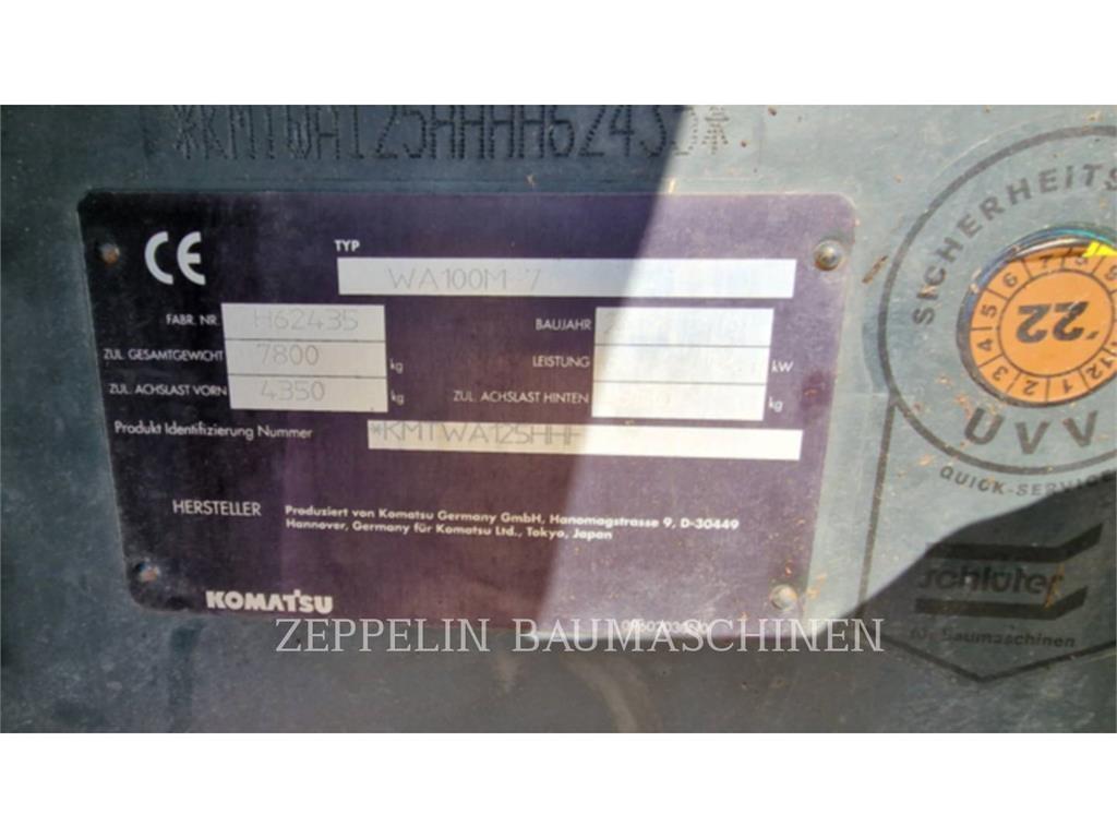 Komatsu WA100M-7 輪胎式裝載機