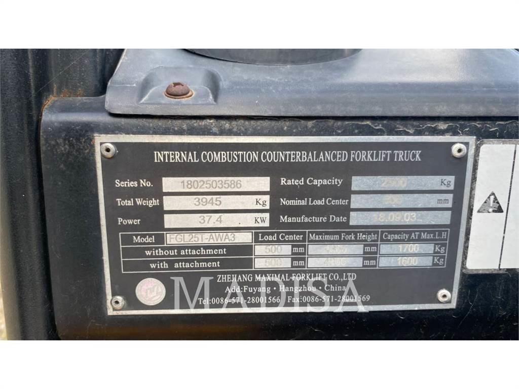 MAXI-LIFT FGL25T-WA3 堆高機(叉車)-其他