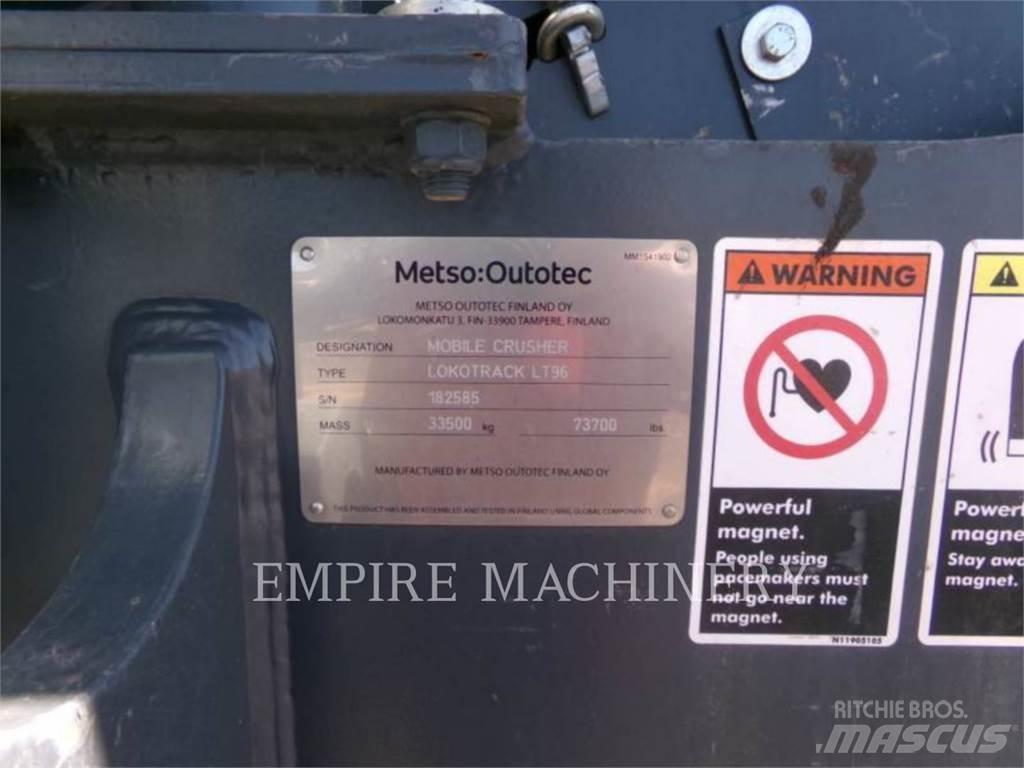 Metso LT96 移動式壓碎機
