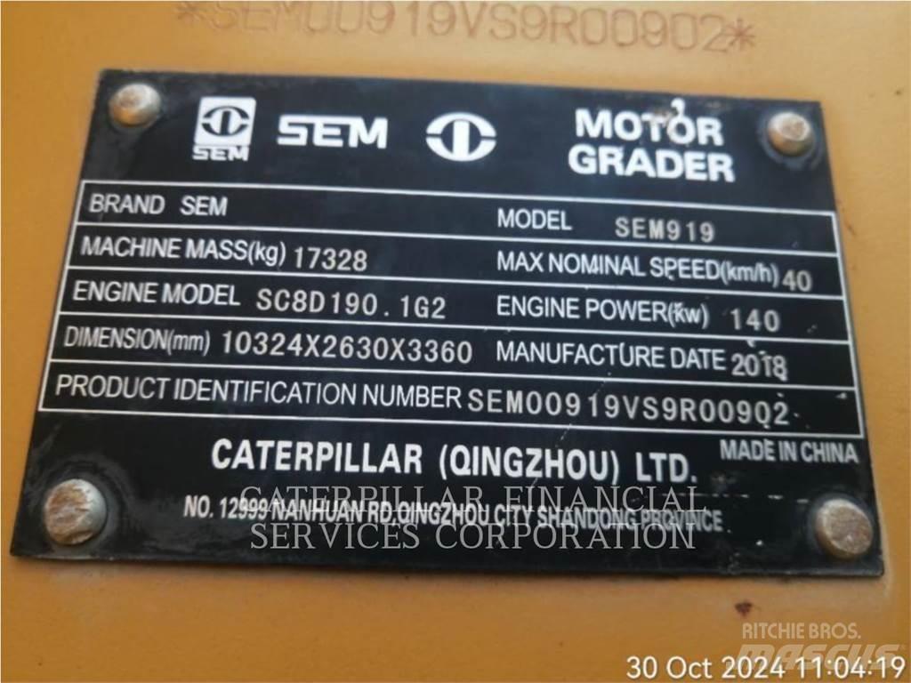 SEM MACHINERY SEM919 平土機
