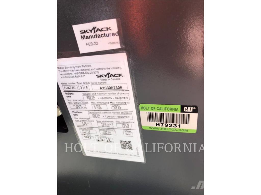 Skyjack SCISSOR40E 剪式升降機