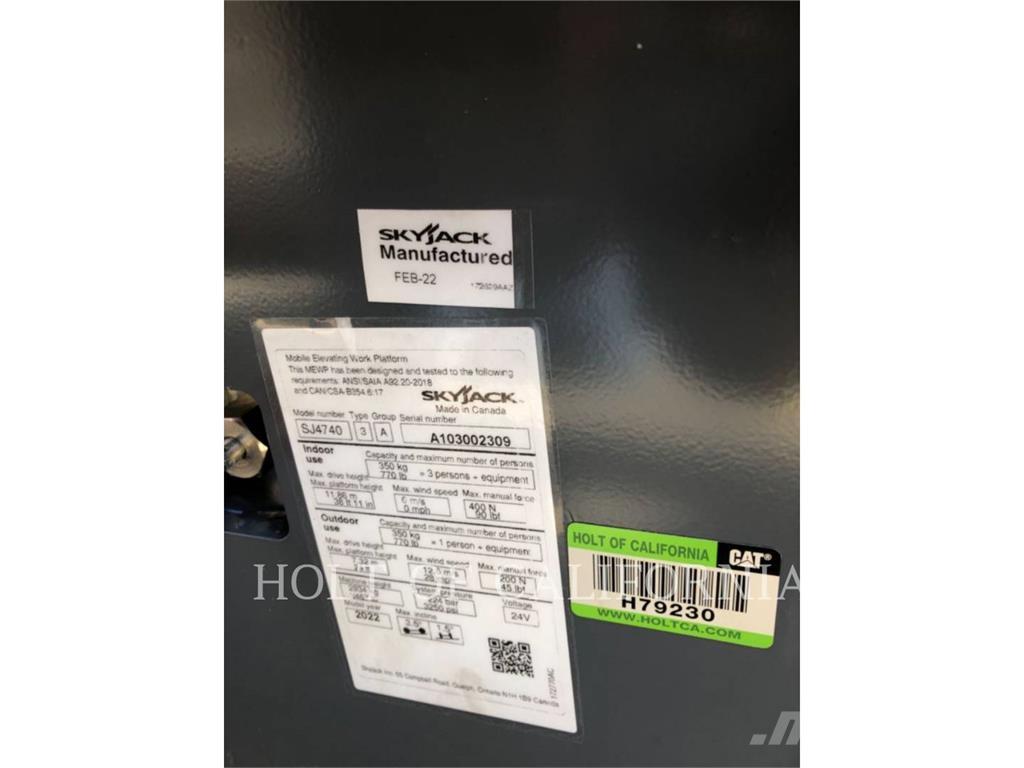 Skyjack SCISSOR40E 剪式升降機