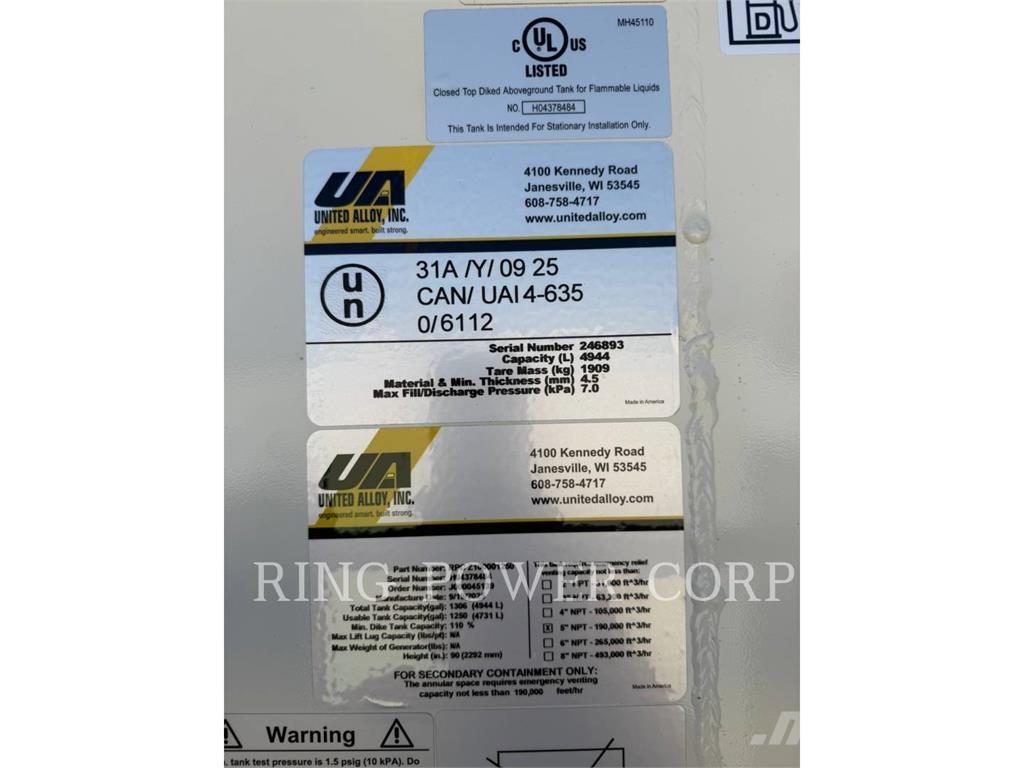 United 1250 GALLON 其他