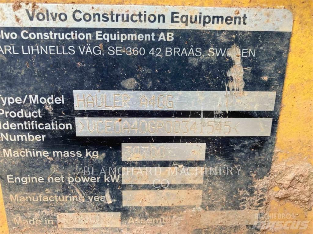 Volvo A40G 鉸接式起吊車