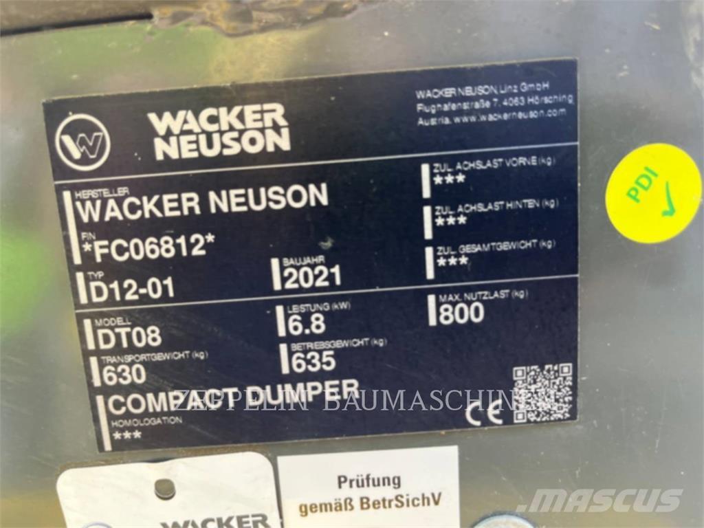 Wacker DT08 鉸接式起吊車