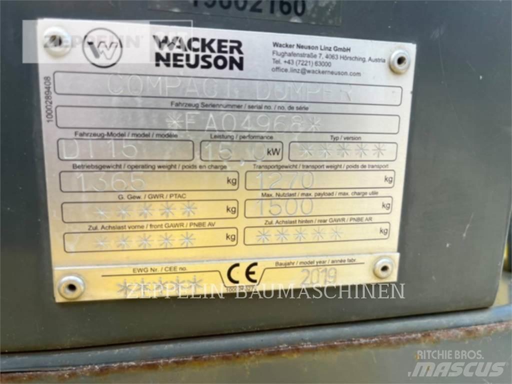 Wacker DT15 鉸接式起吊車