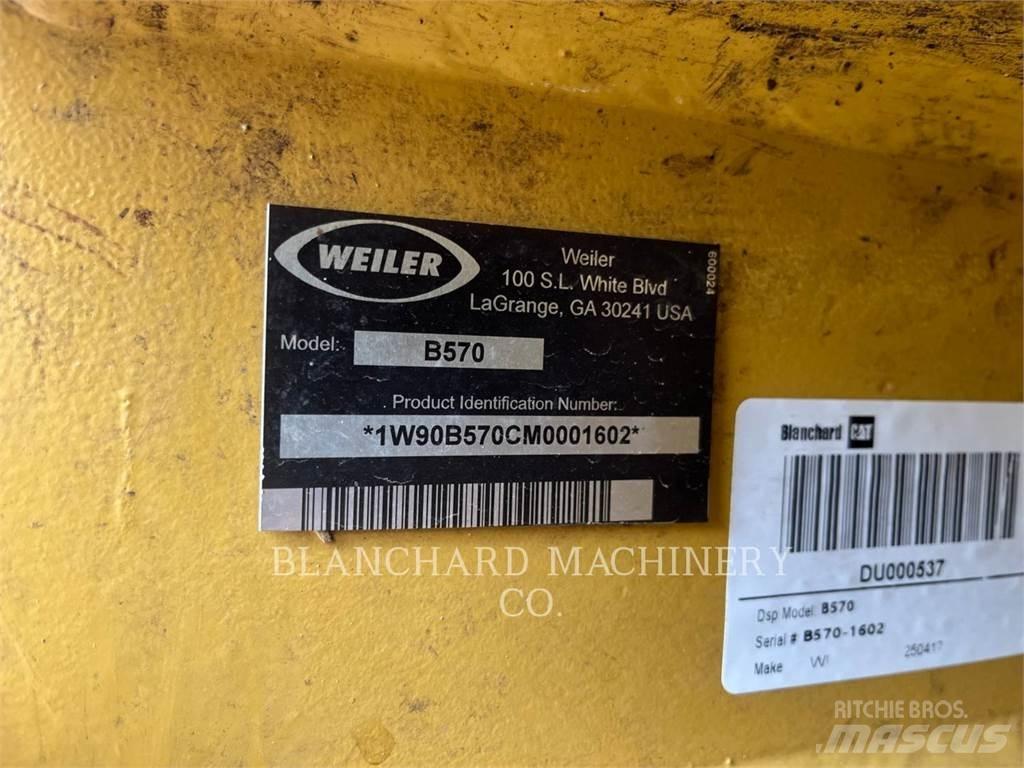 Weiler B570 伐木歸堆機