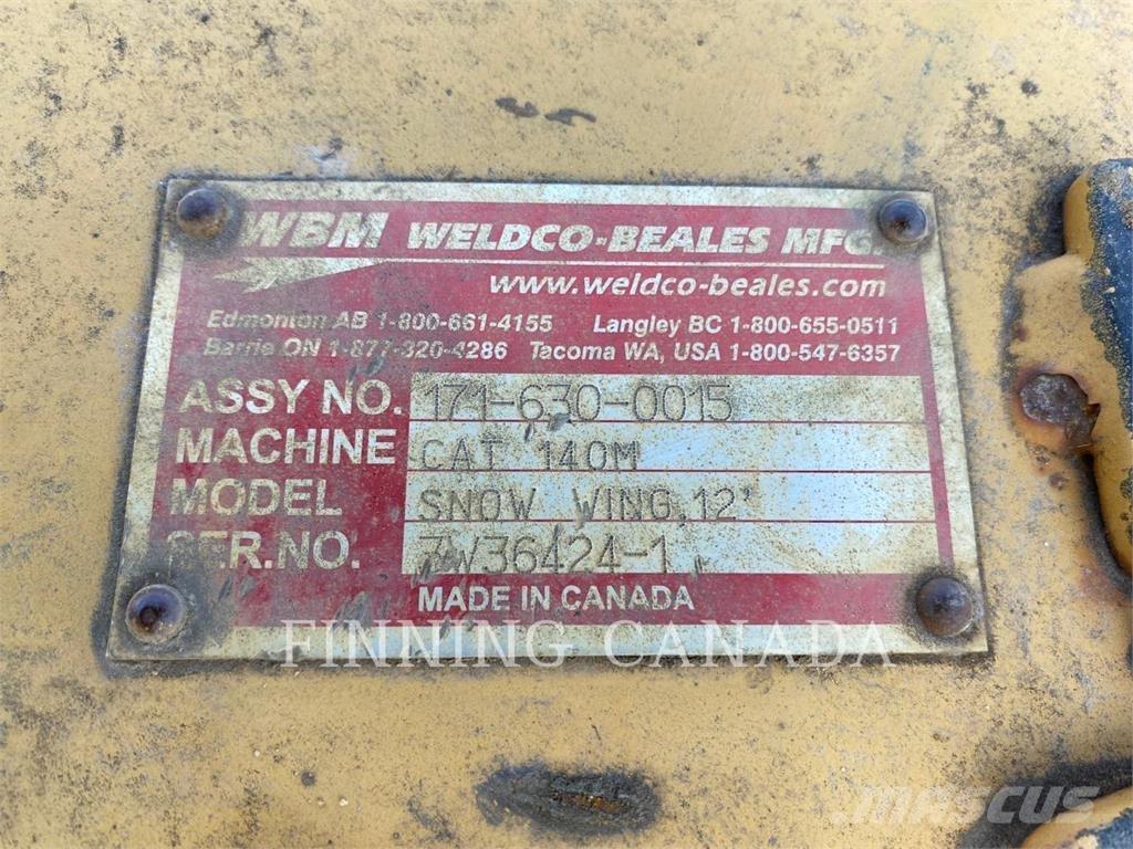 Weldco Beales 140M 掃雪機
