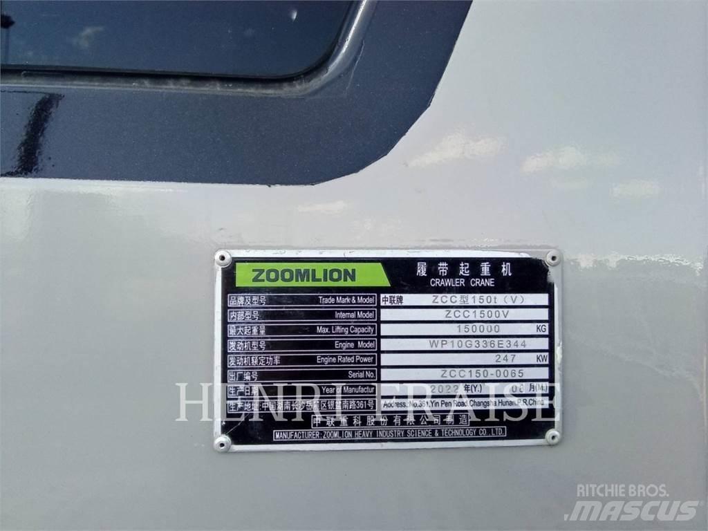 Zoomlion ZCC1500V 全路面起重機/吊車
