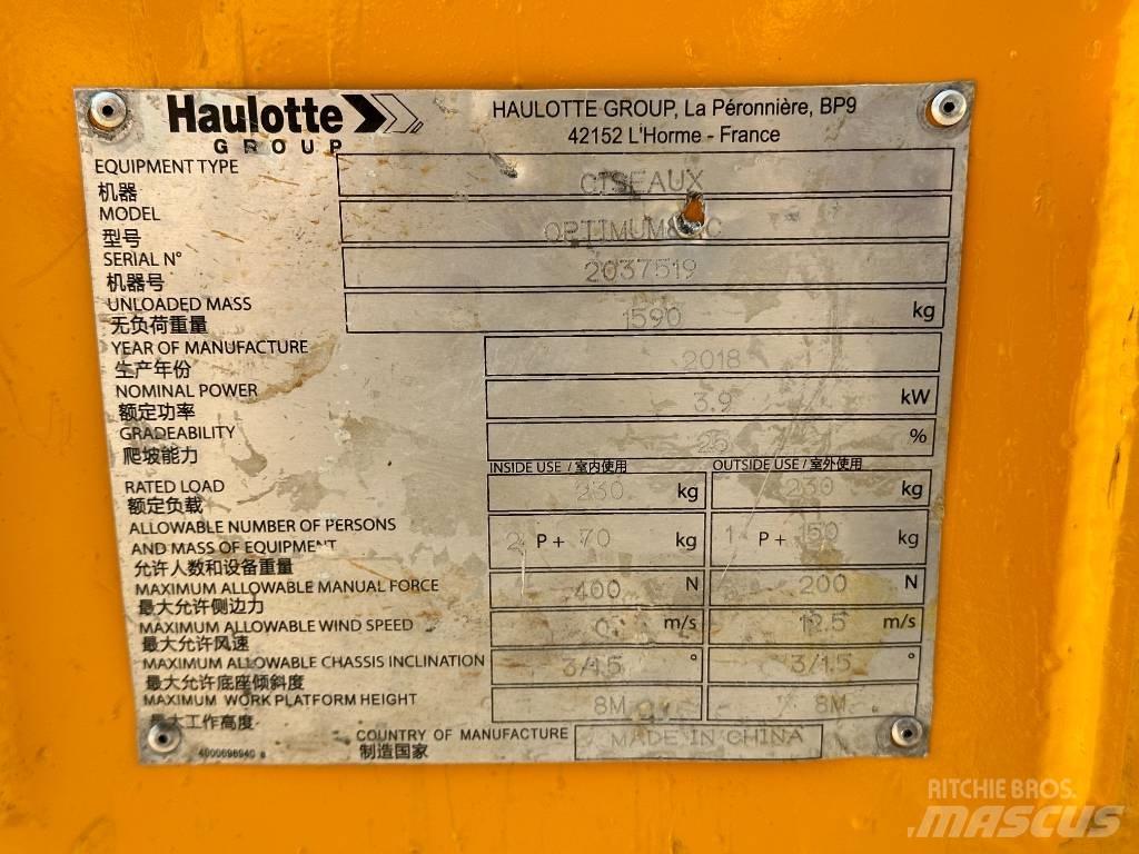 Haulotte OPTIMUM 8 剪式升降機