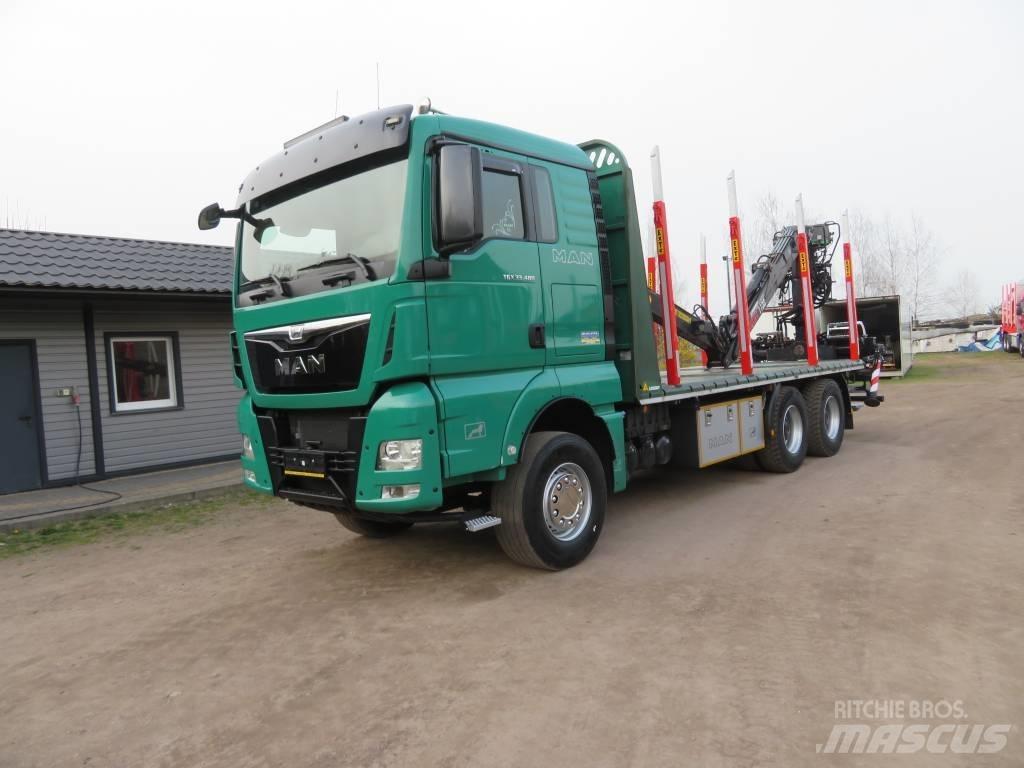 MAN TGX 33.480 木材貨車