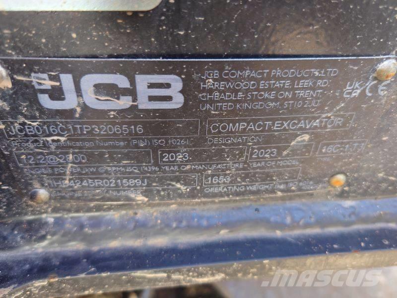 JCB 16 C-1 小型挖土機/掘鑿機<7t(小型挖掘機)