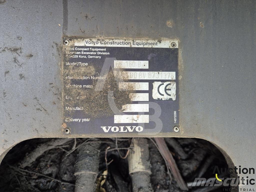 Volvo EW 160 B 旋轉式挖土機/掘鑿機/挖掘機