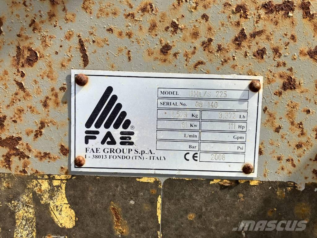 FAE UML/S 225 動力耙和旋轉式耕耘機