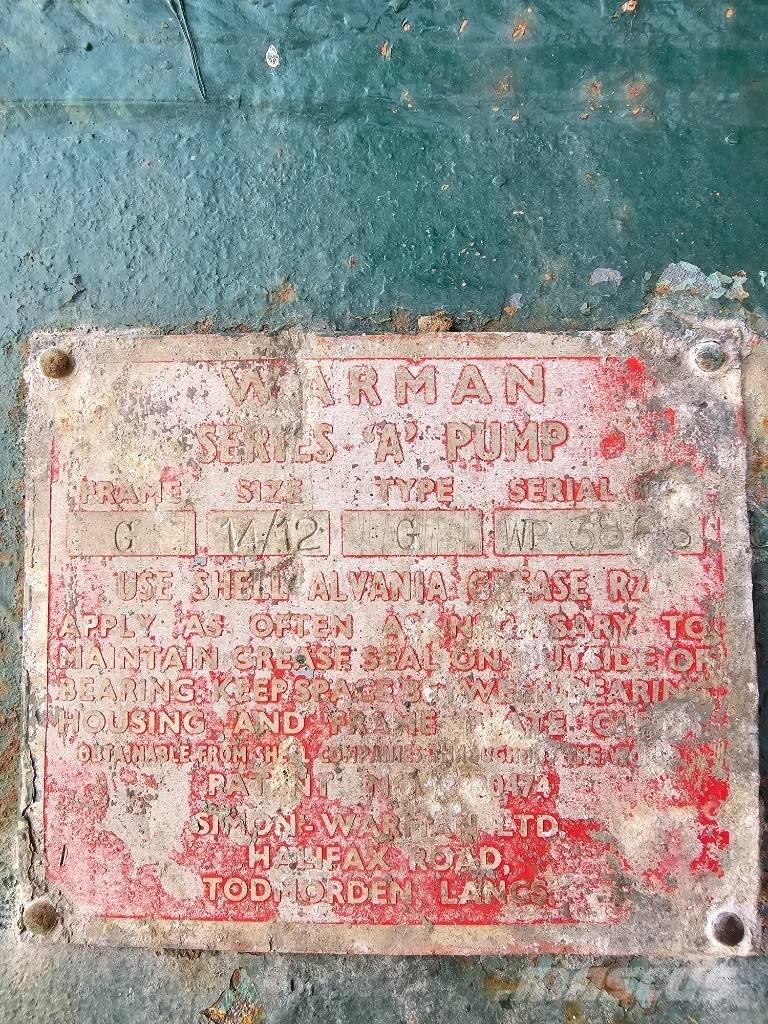 Warman pump 14/12'' 挖泥船
