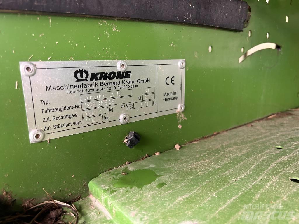 Krone CV150XC 圓型牧草打包機
