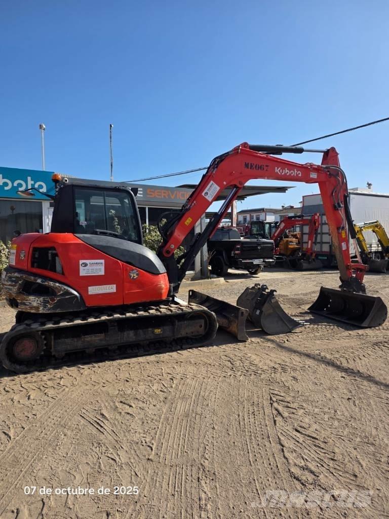 Kubota KX80-4a2 中型挖土機/掘鑿機/挖掘機 7t-12t