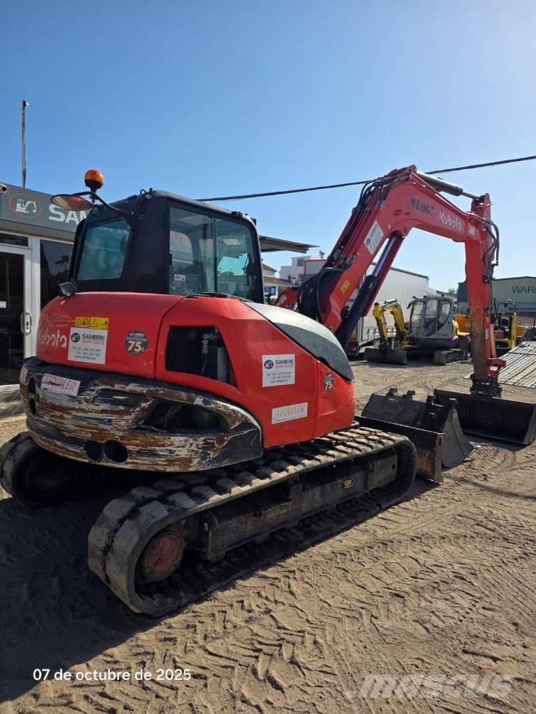 Kubota KX80-4a2 中型挖土機/掘鑿機/挖掘機 7t-12t