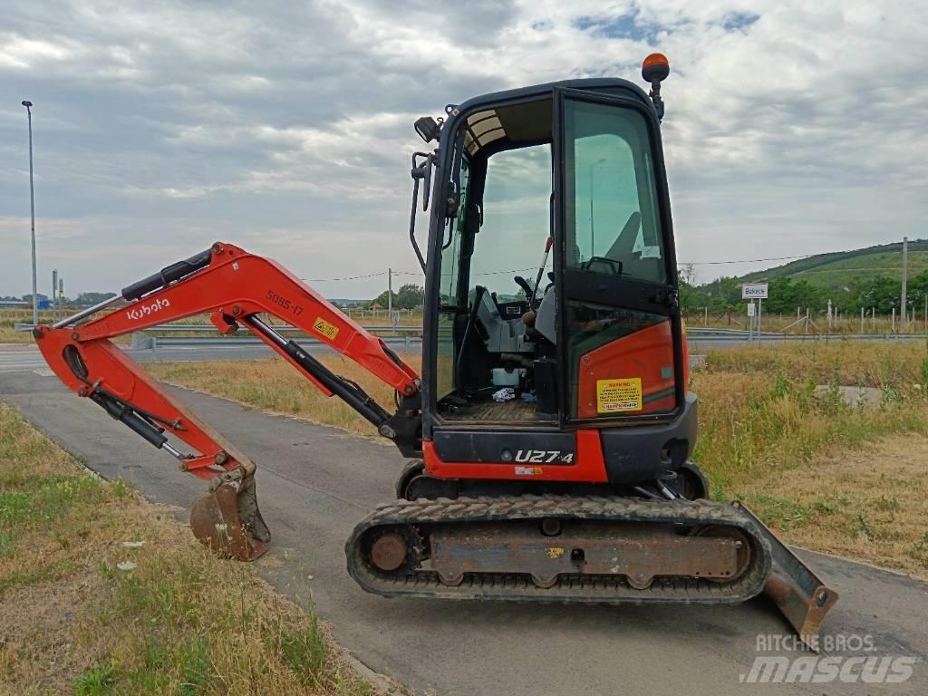 Kubota U 27-4 小型挖土機/掘鑿機<7t(小型挖掘機)