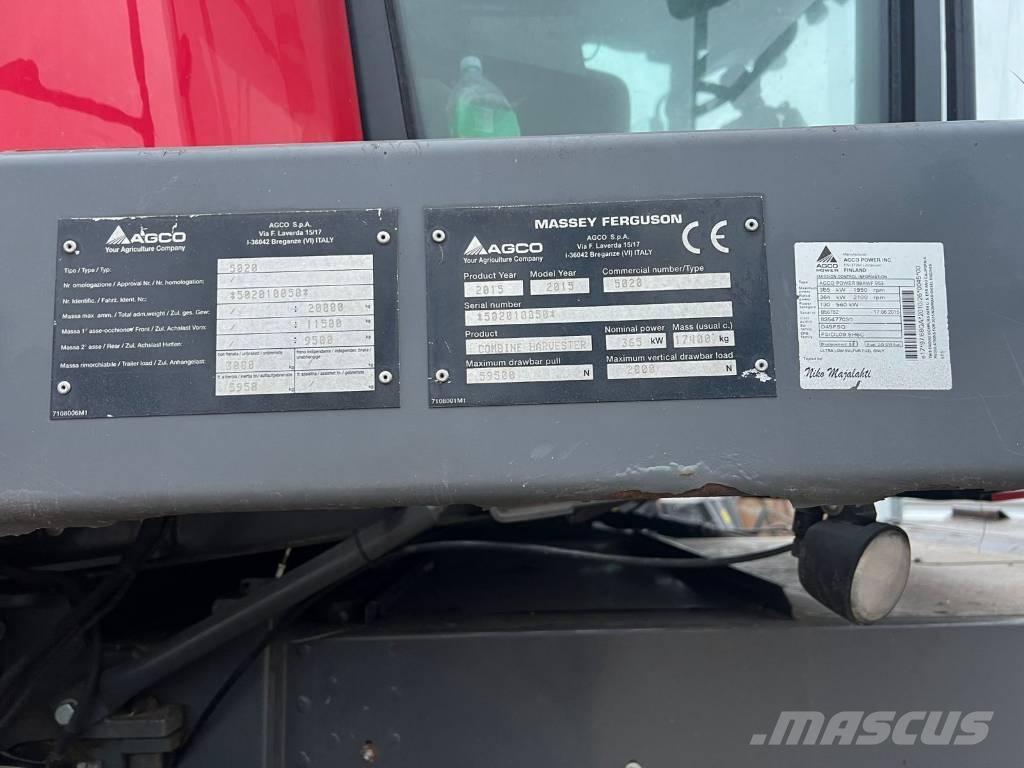 Massey Ferguson 9380 聯合收穫機