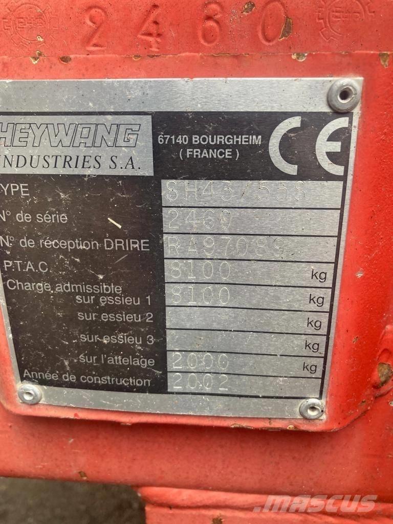 Heywang SH 43/55 S 肥料撒布機