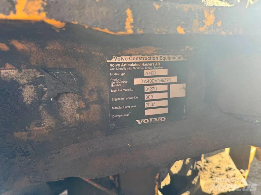 Volvo A 40 D 鉸接式起吊車