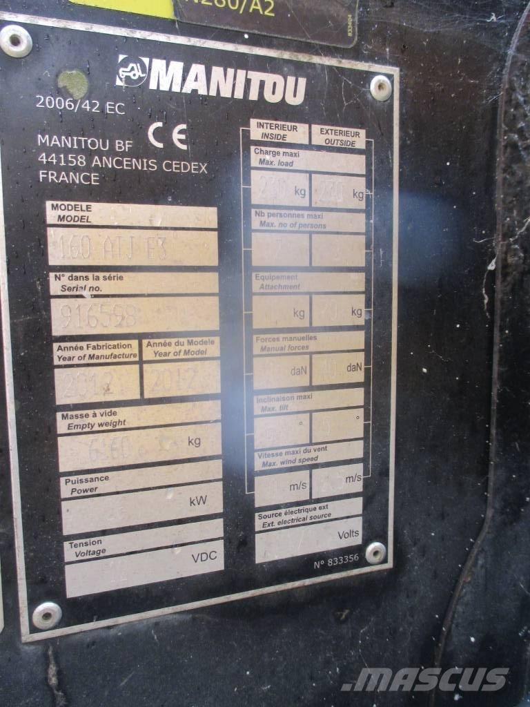 Manitou 160 ATJ 曲臂高空作業車