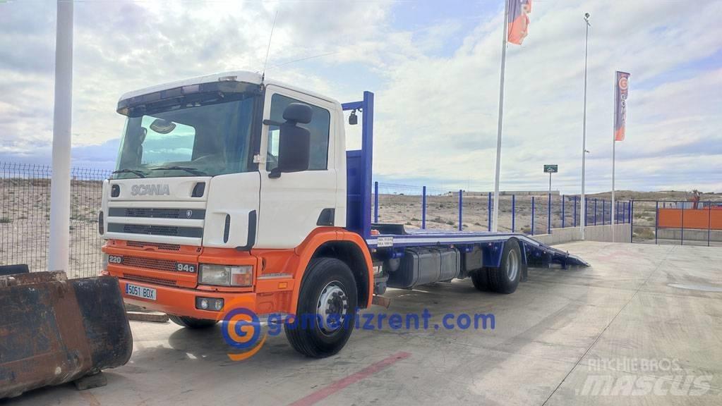 Scania P 220 平板式/側卸式卡車