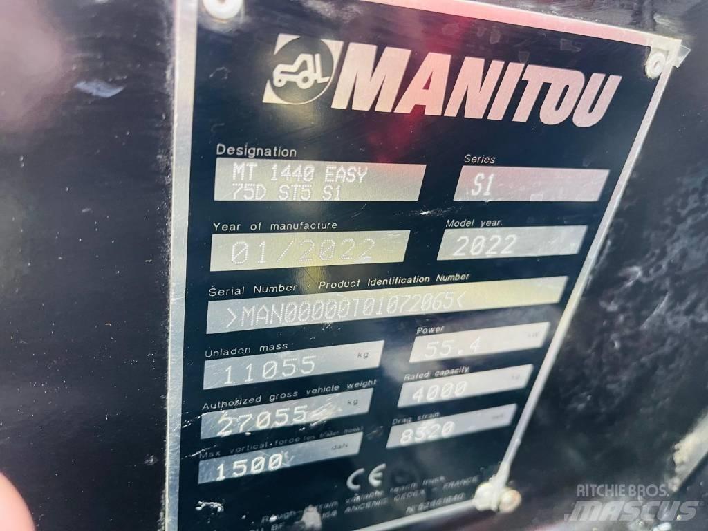 Manitou MT 1440 Easy 伸縮臂操作車