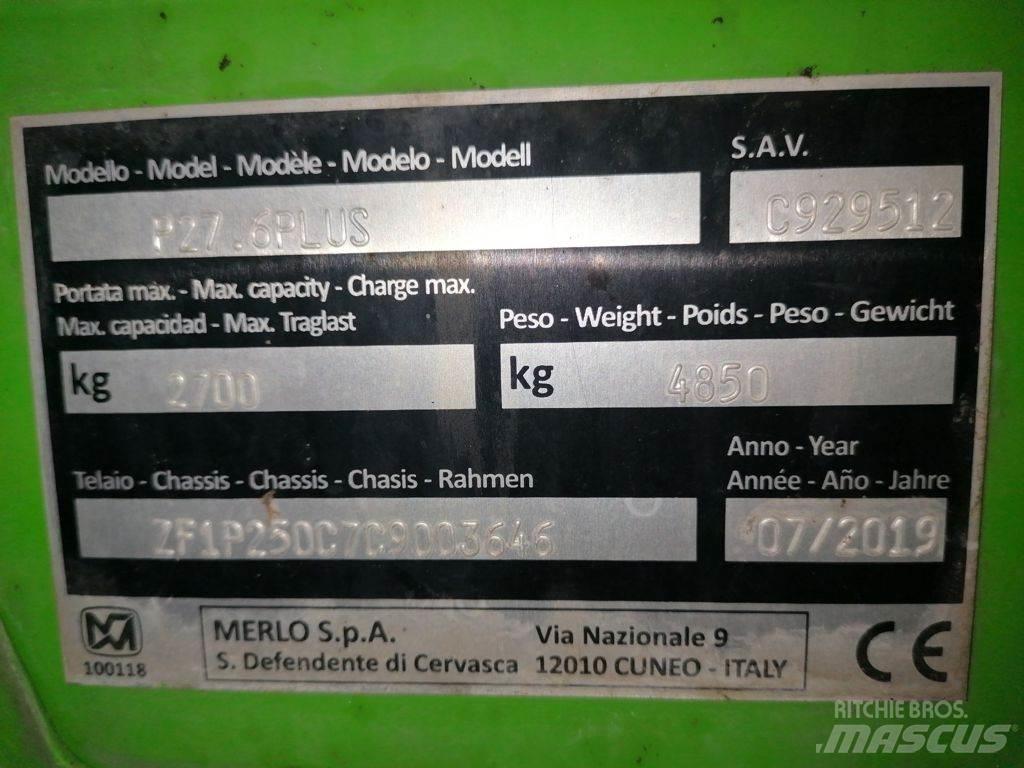 Merlo P27.6 PLUS 伸縮臂操作車