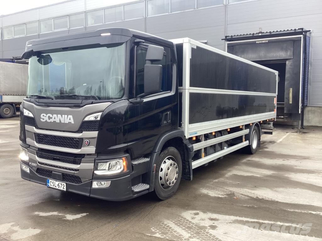 Scania P 280 CNG 貨箱式卡車
