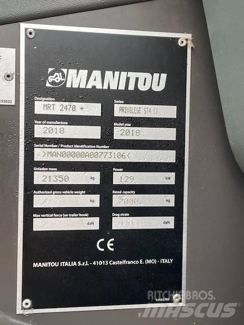 Manitou MRT2470 伸縮臂操作車