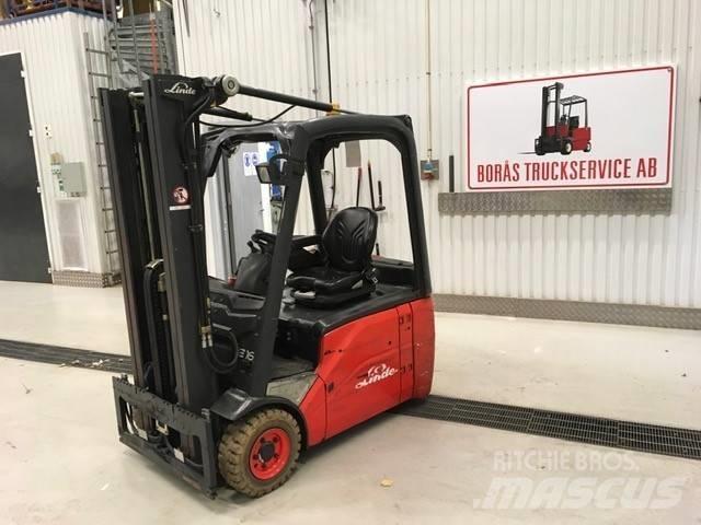 Linde E 16 H - 01 電動堆高機