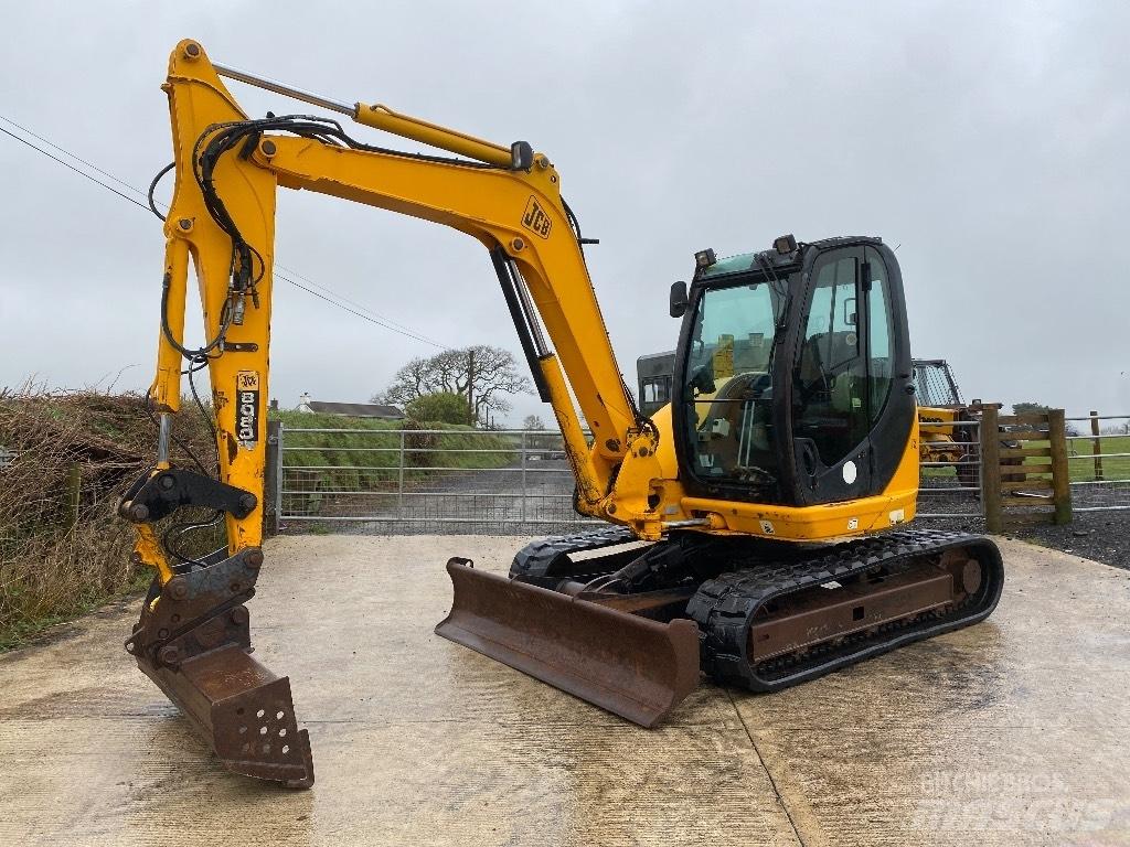 JCB 8080 中型挖土機/掘鑿機/挖掘機 7t-12t
