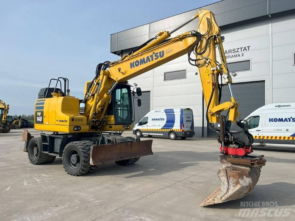 Komatsu PW 148-11 旋轉式挖土機/掘鑿機/挖掘機