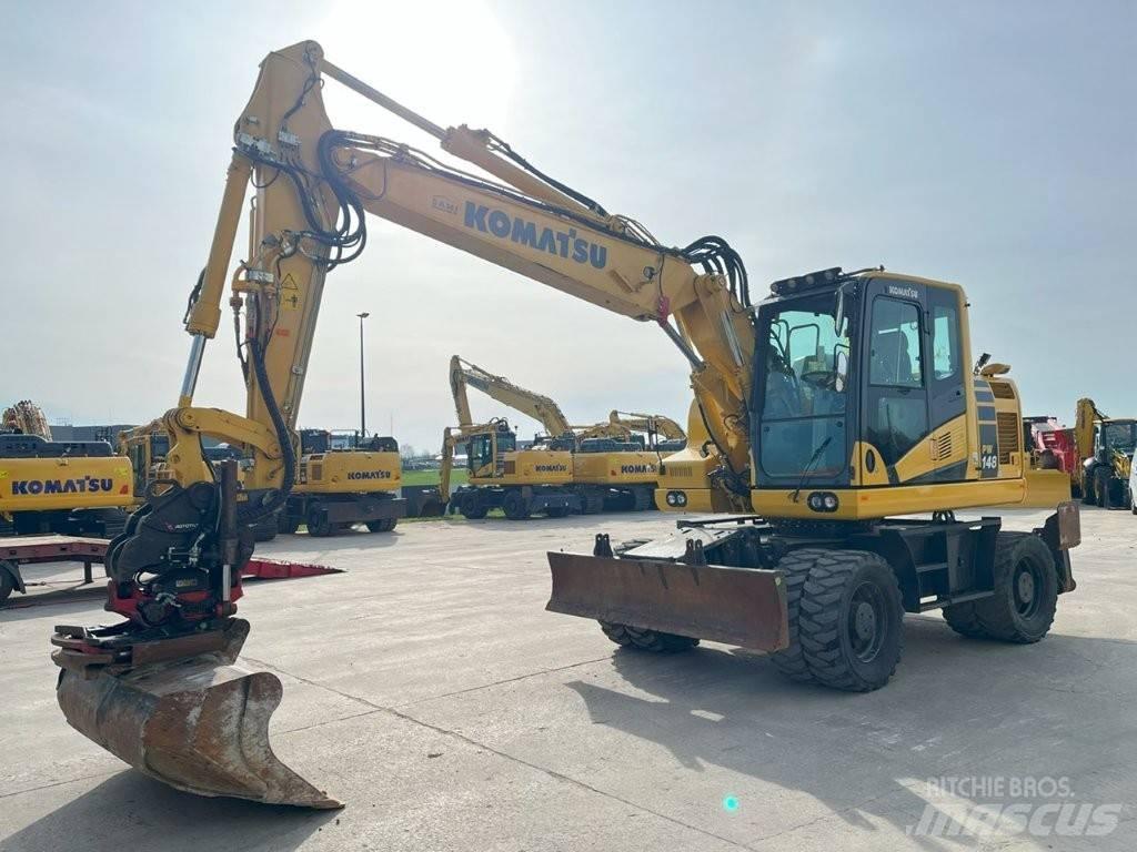 Komatsu PW 148-11 旋轉式挖土機/掘鑿機/挖掘機