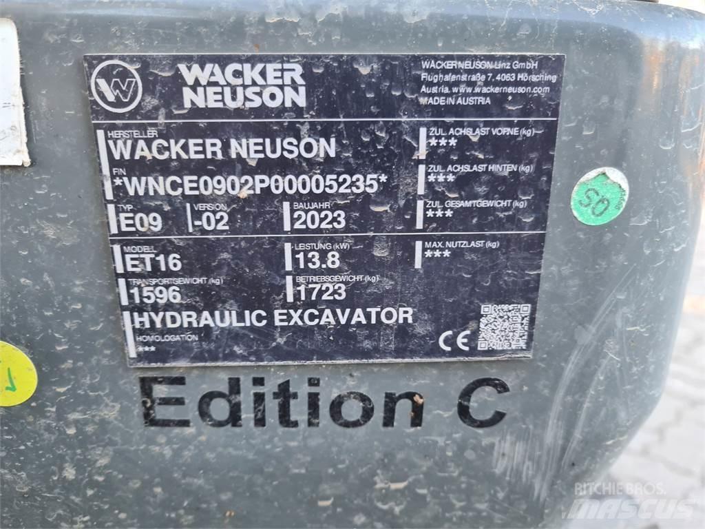 Wacker Neuson ET16 履帶式 挖土機/掘鑿機/挖掘機