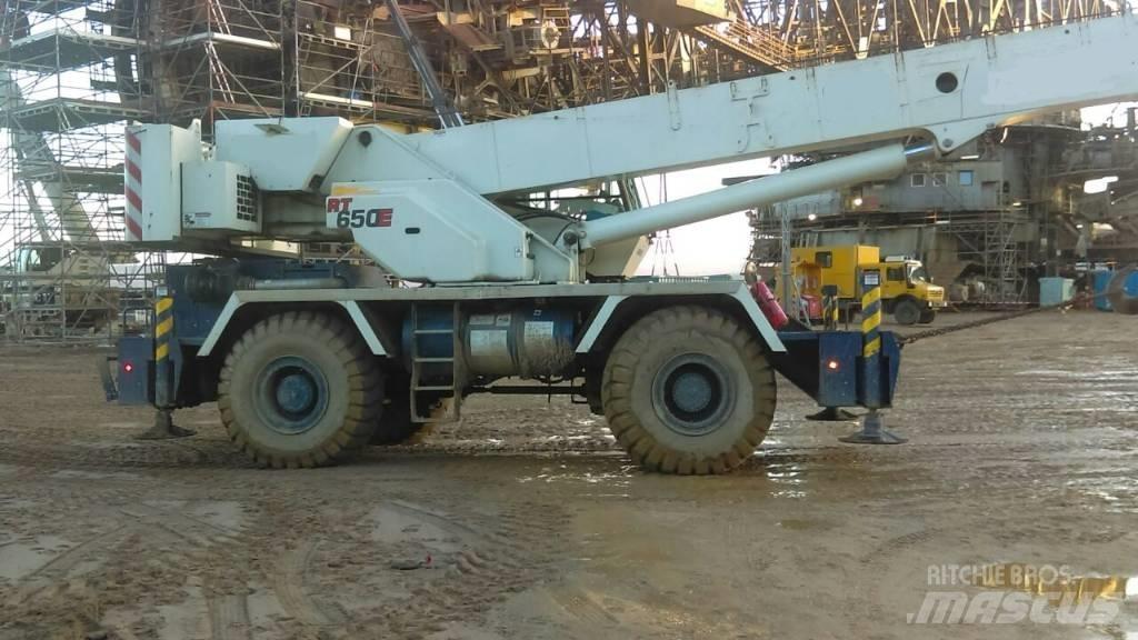 Grove RT 650 E 越野起重機