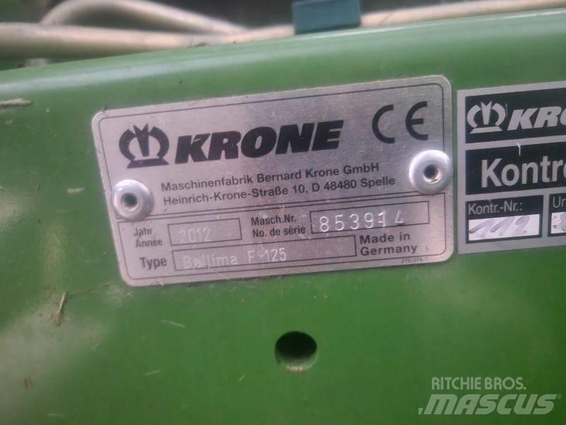 Krone Bellima F125 圓型牧草打包機