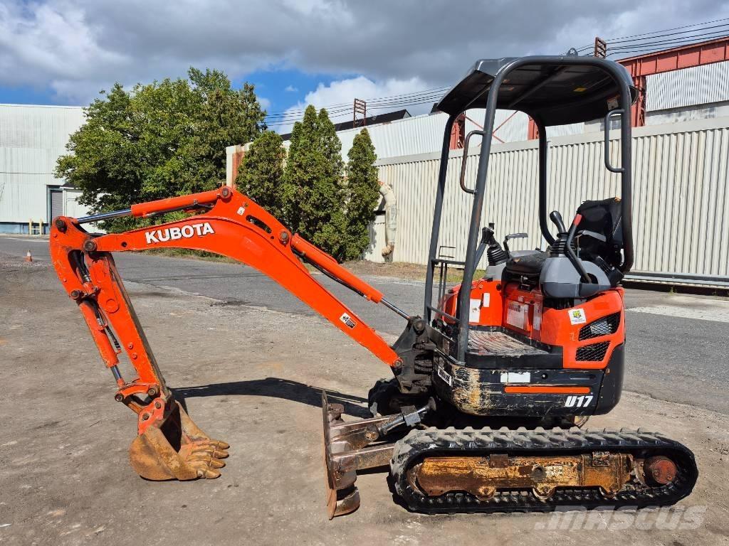 Kubota U 17 小型挖土機/掘鑿機<7t(小型挖掘機)