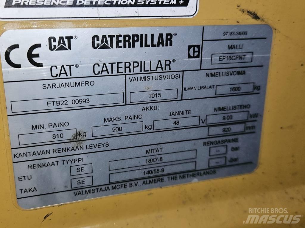 CAT EP16CPNT 電動堆高機