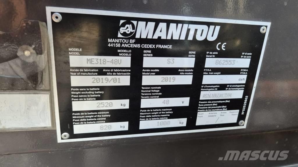 Manitou ME 318 電動堆高機