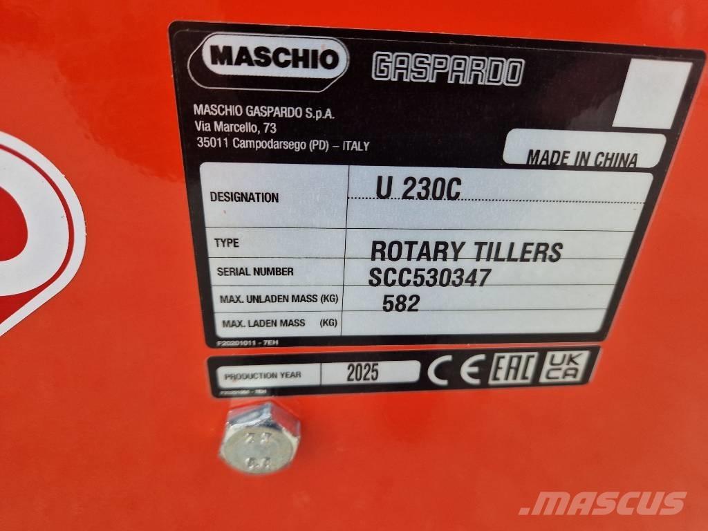 Maschio U 230 動力耙和旋轉式耕耘機