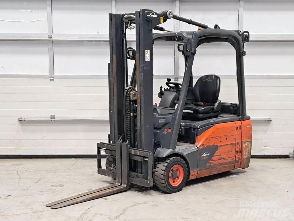 Linde E16L-02 電動堆高機