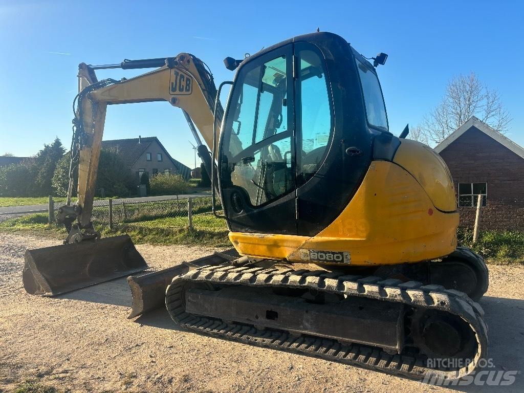 JCB 8080 中型挖土機/掘鑿機/挖掘機 7t-12t