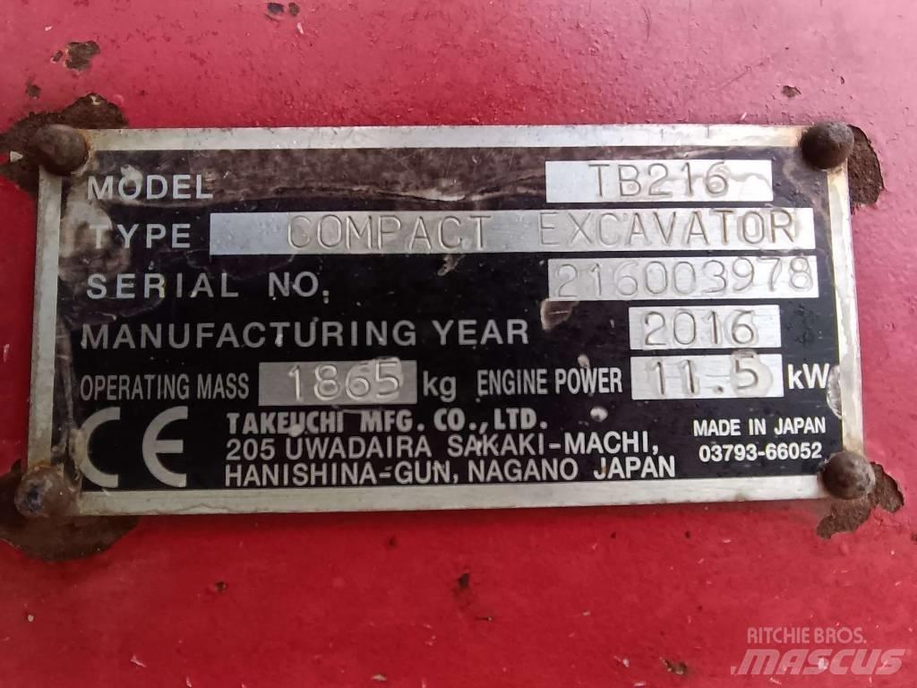 Takeuchi TB216 其他
