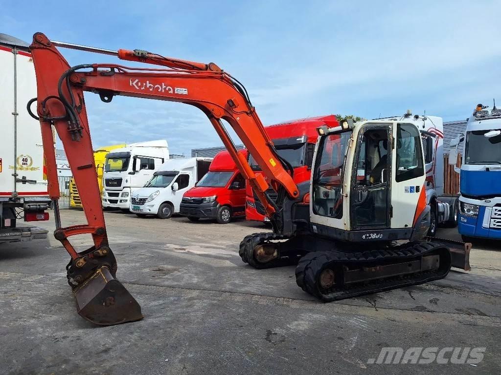 Kubota KX080 中型挖土機/掘鑿機/挖掘機 7t-12t