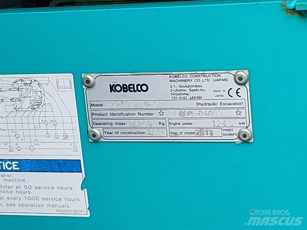 Kobelco SK230SRLC-5 履帶式 挖土機/掘鑿機/挖掘機